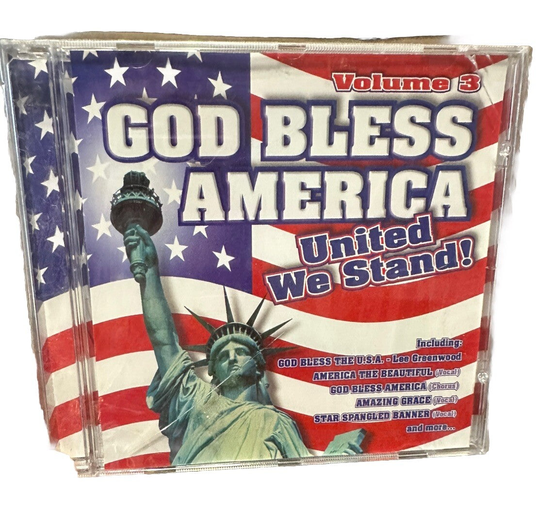 CD God Bless America Vol. 3 United We Stand (2001) Audio Music New