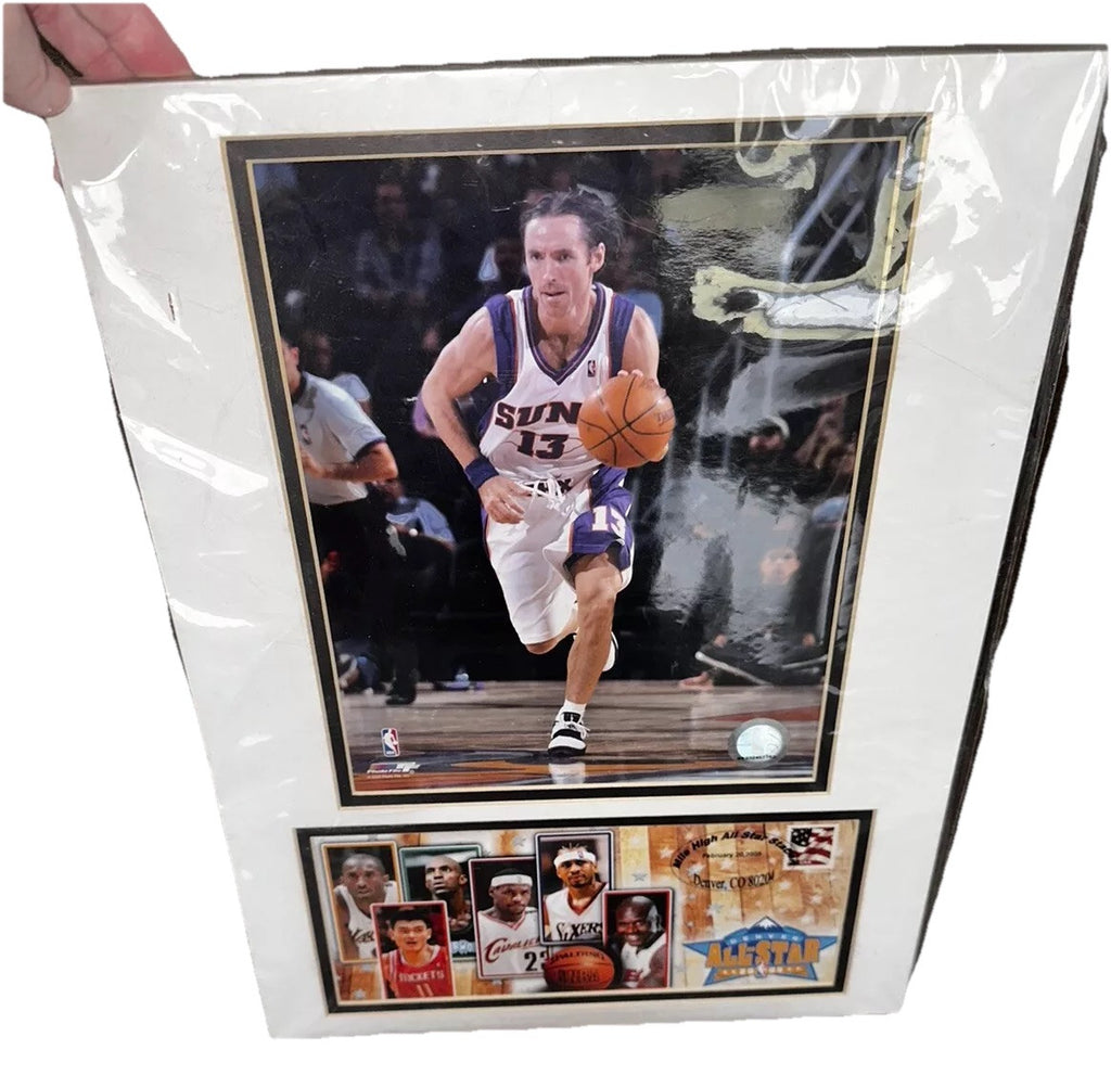2005 Phoenix Suns Nash Photo/Cover USPS Feb 20, 2005 Artwork Cover  6 teammates