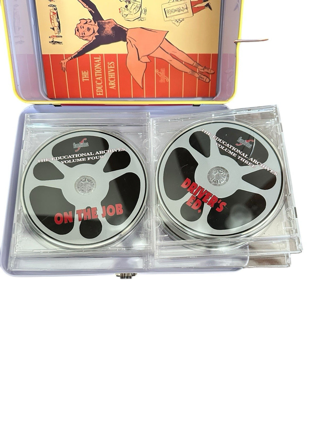 CD The Educational Archives Fantoma Metal Lunchbox 2002 Complete Set