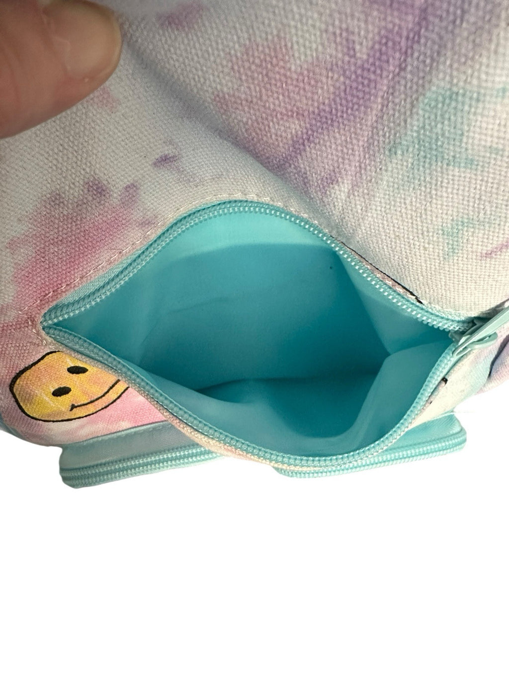 Backpack Cargo Sling Multi-Colored Smiley Faces No Boundaries Tween Handsfree