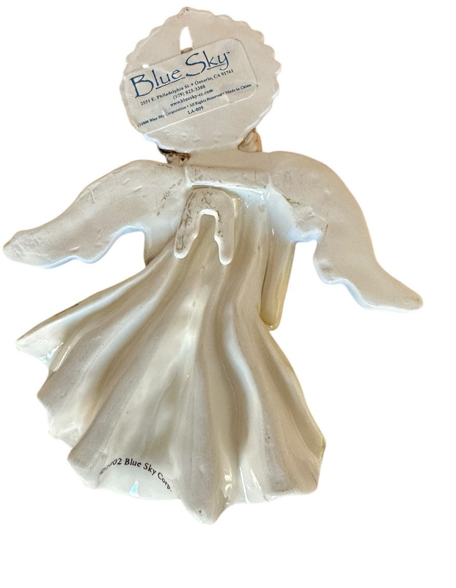 Angel 2002 Heather Goldminc Ceramic Blue Sky Preowned