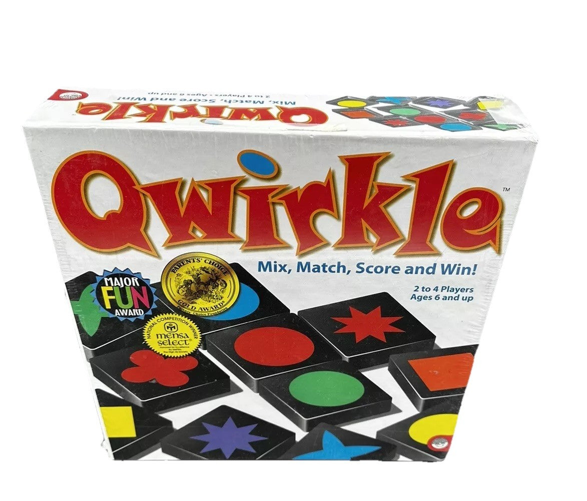 Board Game Qwirkle Strategy Mix Match Tile 2015 MindWare New