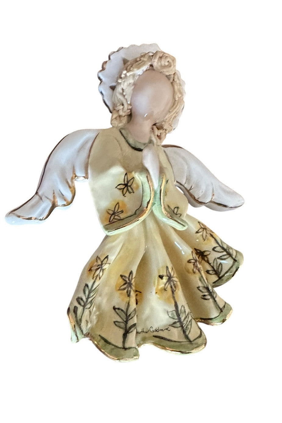 Angel 2002 Heather Goldminc Ceramic Blue Sky Preowned