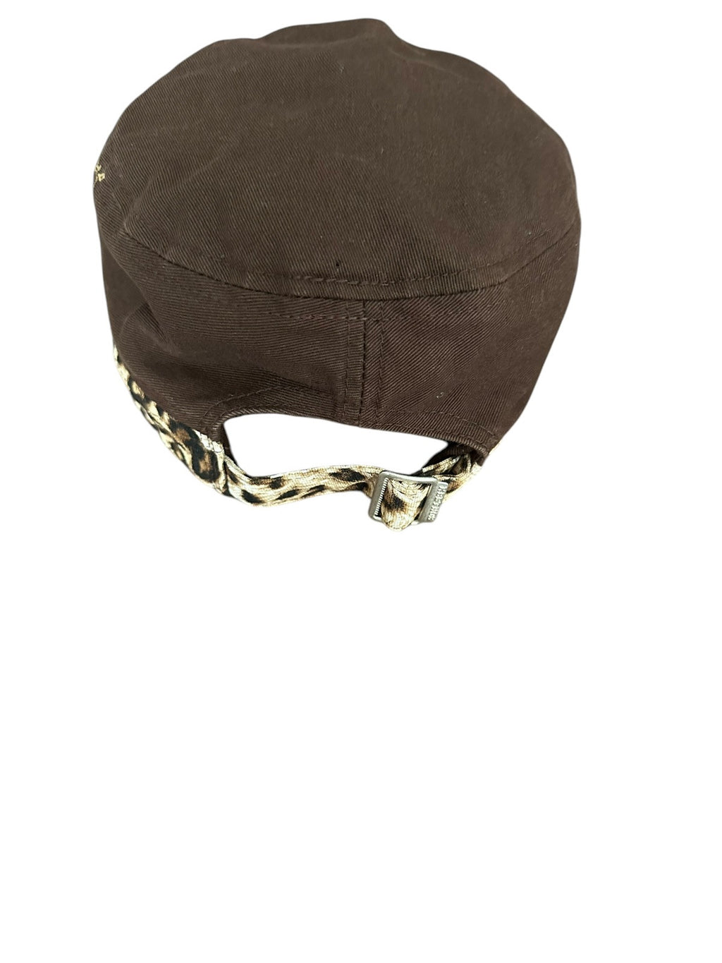 Baseball Hat Cap Women's KB Ethos Jeweled Beaded Cross Brown Embroidered Rodeo