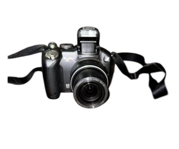 Canon PowerShot Camera S3 IS 6MP 12x IS Zoom Digital Bridge AA Battery Powered