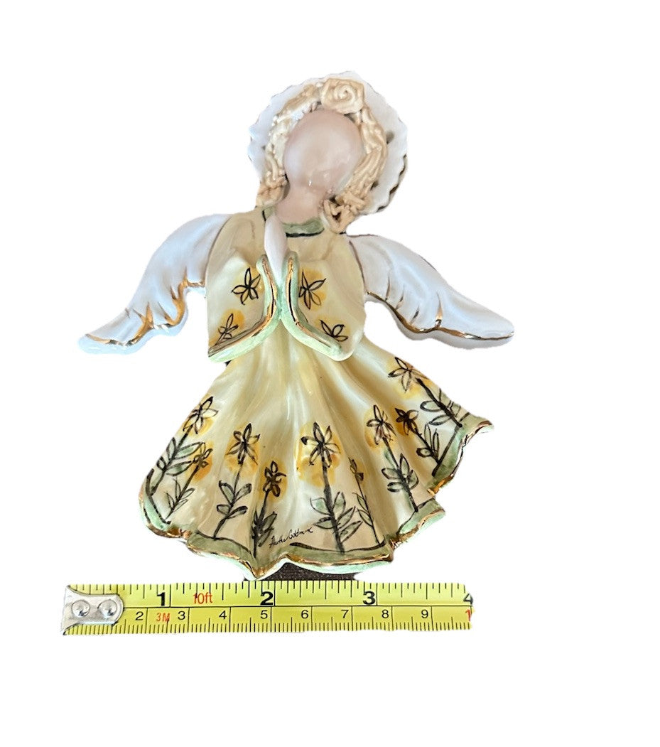 Angel 2002 Heather Goldminc Ceramic Blue Sky Preowned