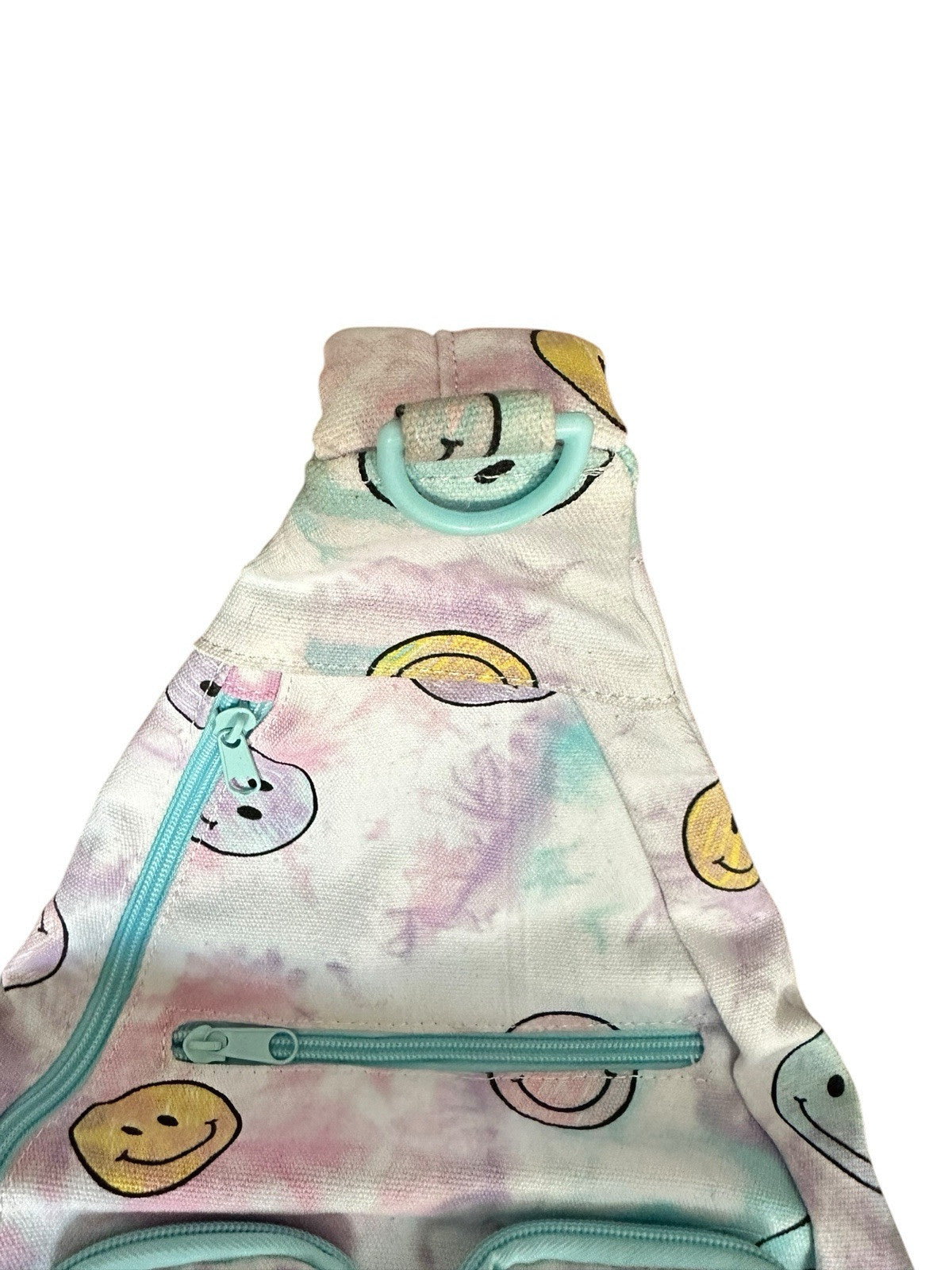 Backpack Cargo Sling Multi-Colored Smiley Faces No Boundaries Tween Handsfree