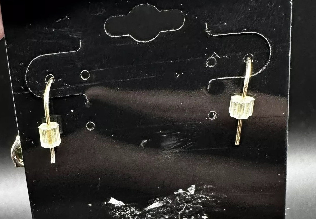 Earrings Cross Monet Multicolor Glass Maltese Vintage