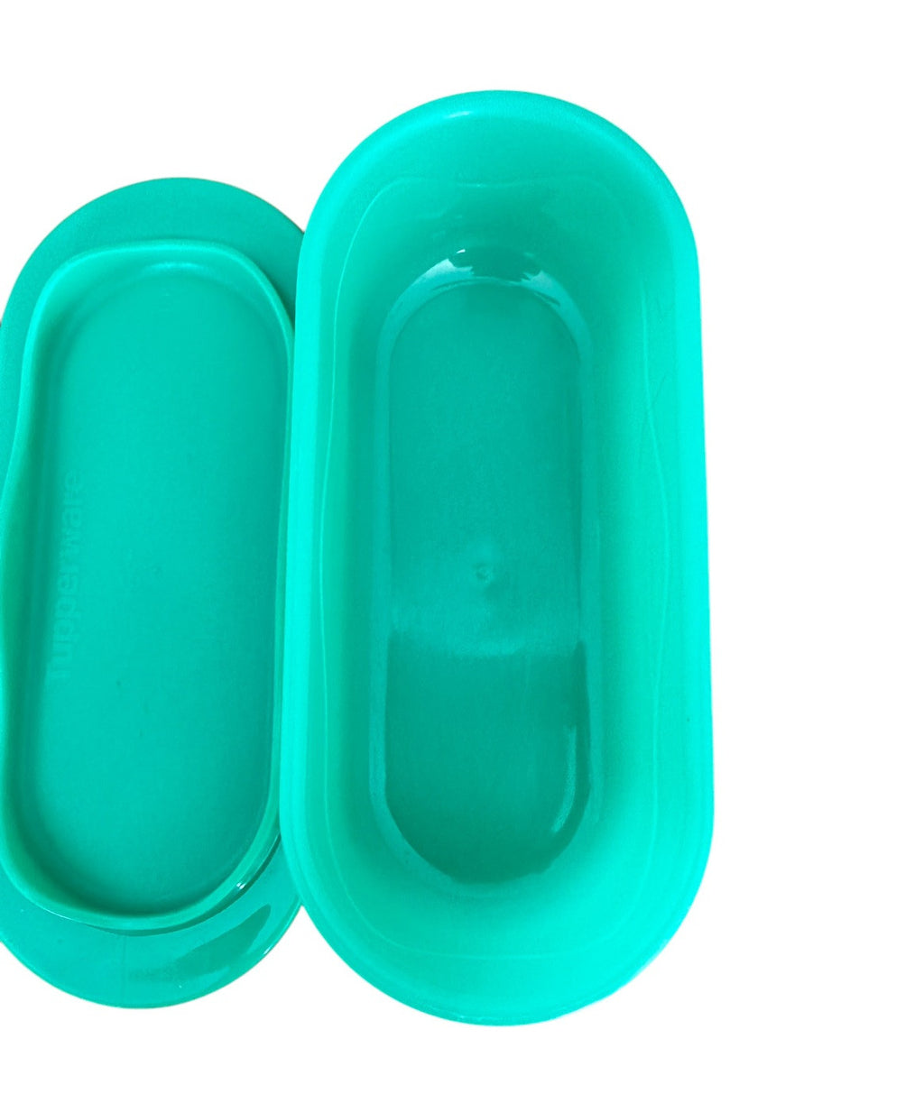 Butter Dish Dome Lid Tupperware Green Single Stick #5080 Vintage