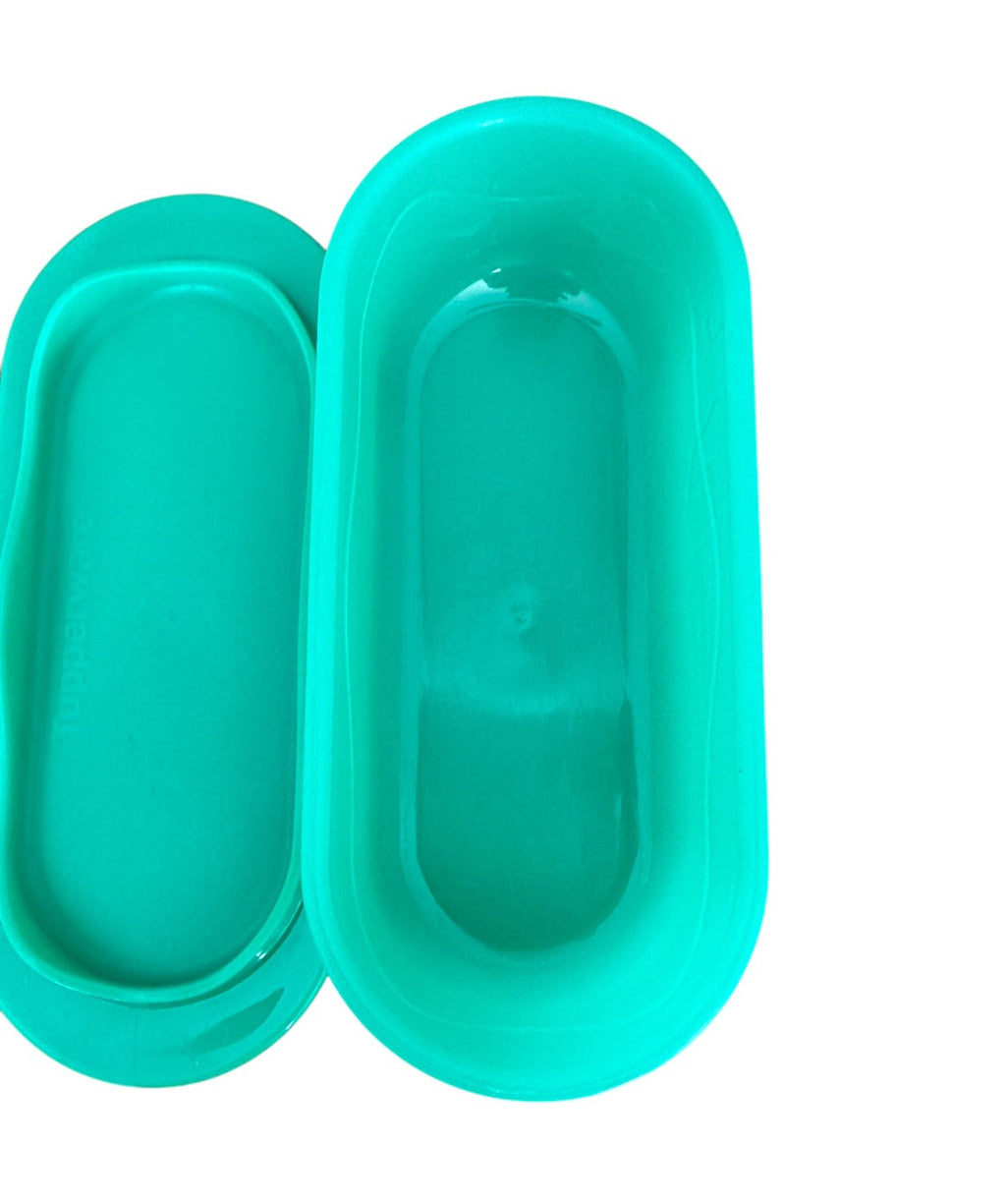 Butter Dish Dome Lid Tupperware Green Single Stick #5080 Vintage