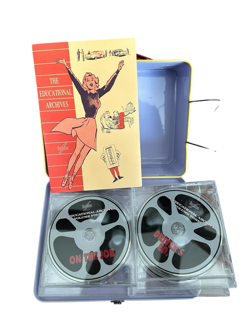 CD The Educational Archives Fantoma Metal Lunchbox 2002 Complete Set