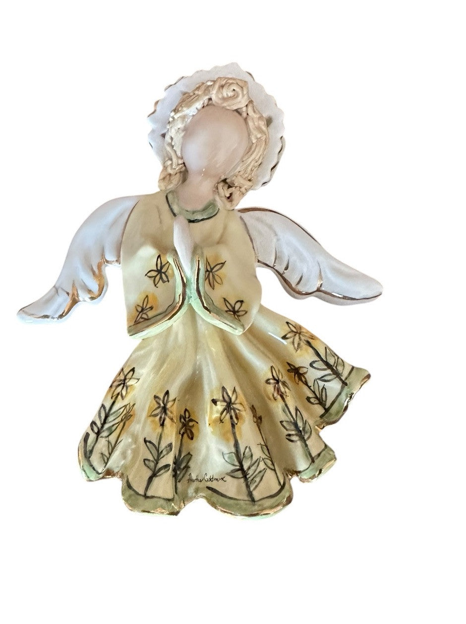 Angel 2002 Heather Goldminc Ceramic Blue Sky Preowned