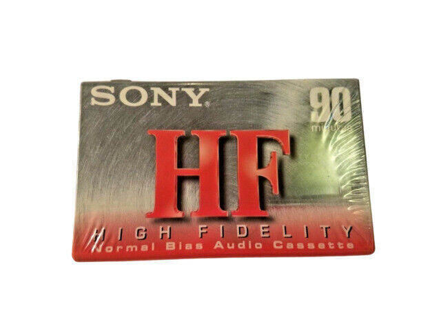Cassettes 90 minutes Recordable (2) Sealed Sony HF Sealed Blank Audio New